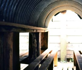 Bunker viewed from the middle, where the first guys should go.